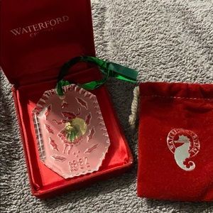 1992 waterford crystal ornament